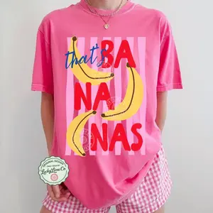 ORIGINAL DESIGNER That’s Bananas Shirt, Comfort Colors Summer Fruit Shirt, Funny Tshirt, Trendy Graphic Tee, Pun Shirt