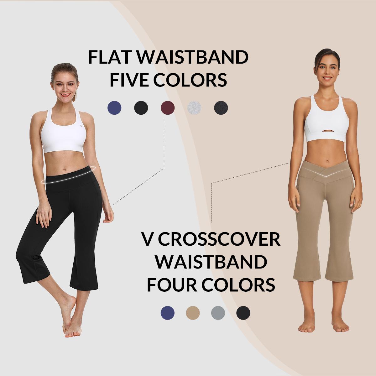 baleaf 21‘’ Yoga Pants Women Flare Capri Leggings with Pockets Bootcut Casual Cotton Work Cool Summer Lounge Wear Work Pants baleaf 21‘’ Yoga Pants Women Flare Capri Leggings with Pockets Bootcut Casual Cotton Work Cool Summer Lounge Wear Work Pants