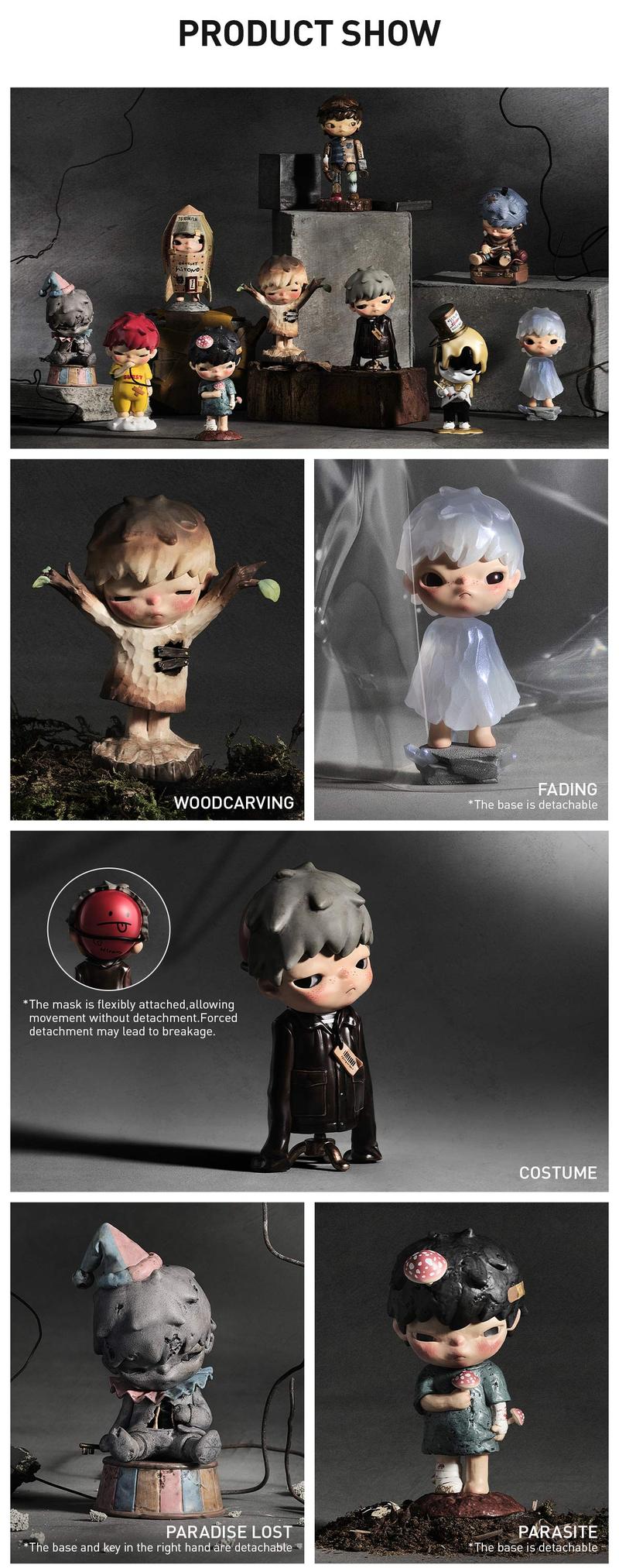 POP MART HIRONO Reshape Series Figures, Blind Box