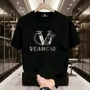 2026 New Men's Stylish Pure Cotton Round-Neck Casual Printed T-Shirt, Unisex Soft Graphic Tee, North West Outfit, Birthday Outfit, Daily Casual Wear, Breathable Comfort Fit