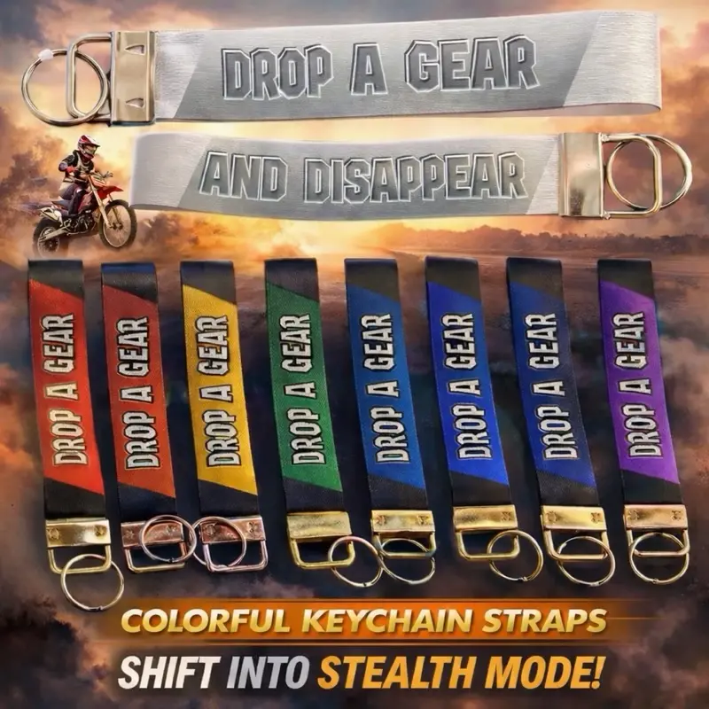 Drop A Gear And Disappear Keychain