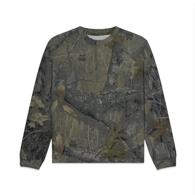 トップス WOODBLOCK LS MESH RUGGER SHIRT REAL TREE Buy Realtree Men's Essential Camo Lightweight Performance Long