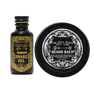 Beard Bundle- Beard oil and Beard Balm in glass bottle and metal tin
