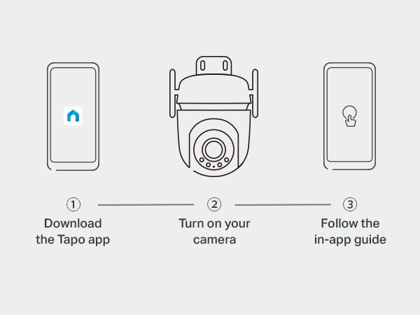 TP-Link & Tapo C520WS - 2K QHD Outdoor Pan/Tilt Wi-Fi Security Camera with 360° View, Motion Tracking, Color Night Vision, AI Detection, and Cloud & SD Card Storage Protection Surveillance Durable Adjustable