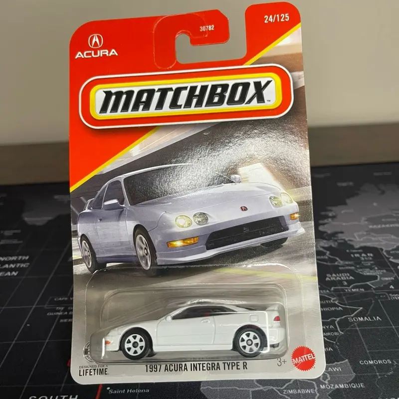 Matchbox 1997 Acura Integra Type R Diecast Car, Collectible Diecast Toy for Automotive Enthusiasts