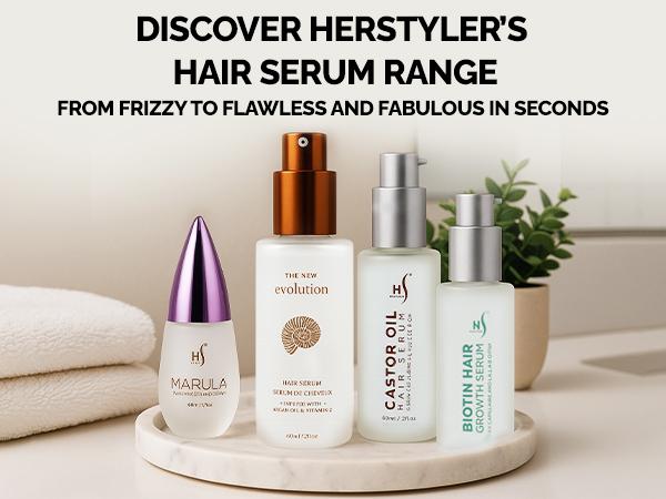 Herstyler Argan Oil Hair Serum - Anti-Frizz Hair Serum for Frizzy and Damaged Hair - Lightweight Heat Protectant Serum for Hair Growth - Hair Oil Serum with Aloe Vera, Vitamin E & Argan Oil - Boosts Shine & Hydration - Haircare - 2 Fl Oz - 2 Pack