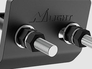 Nilight Trailer Hitch Tightener for 2 1/2 Inch Trailer Hitches 2.5 inch Hitch Mount Anti Rattle Heavy Duty Steel with Rubber Anti-Rust Triple Protective Matte Black