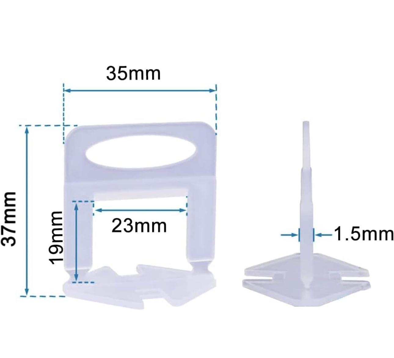 Tile Leveling System Clips for Precise Flooring Installation