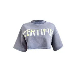 Certified Mineral Wash Crop Sweatshirt