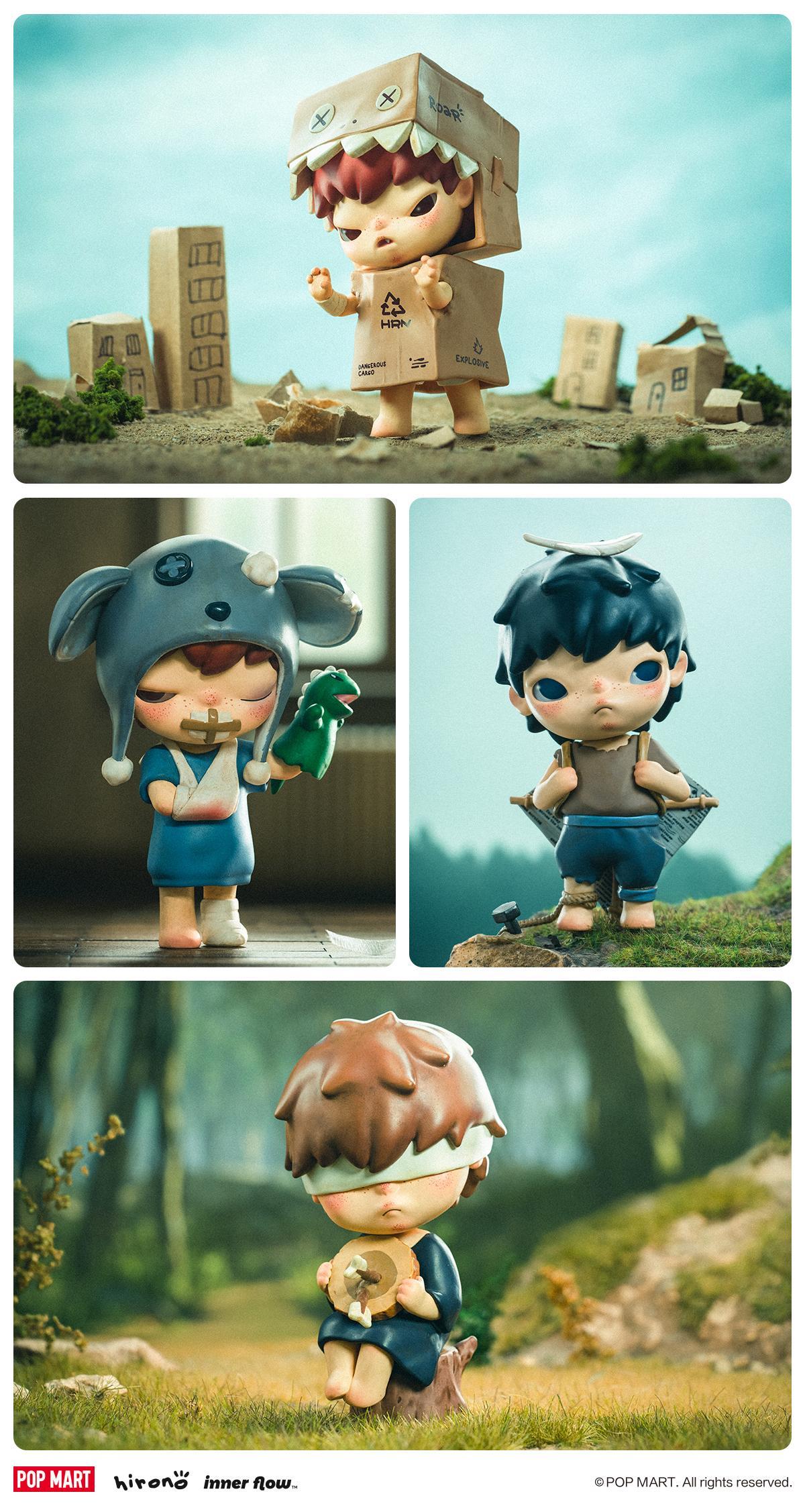 POP MART Hirono Mime Series Figures Blind Box, Collectible Toys