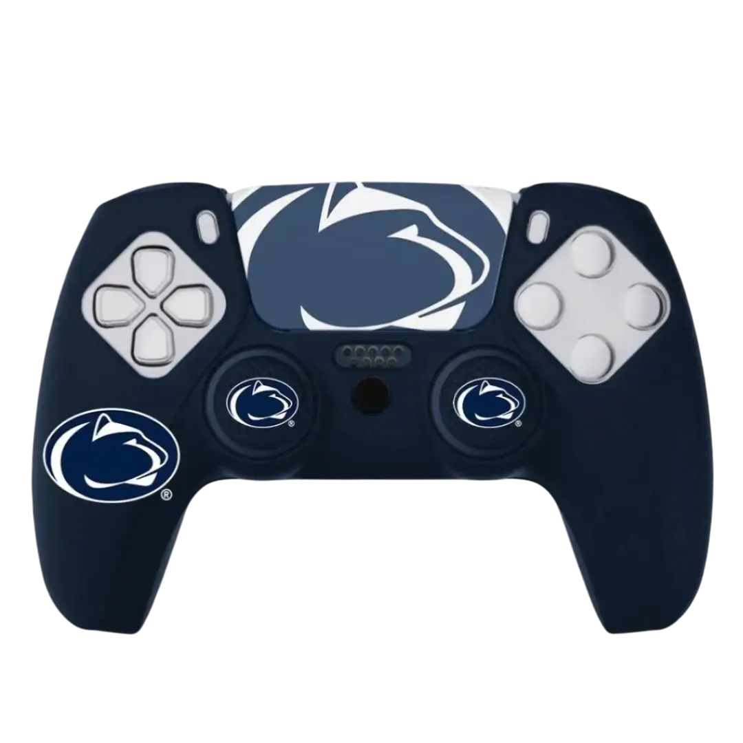 Penn State Nittany Lions VarsityGripz compatible for PS5/Xbox Starter Bundle Controller Grip for Gamers