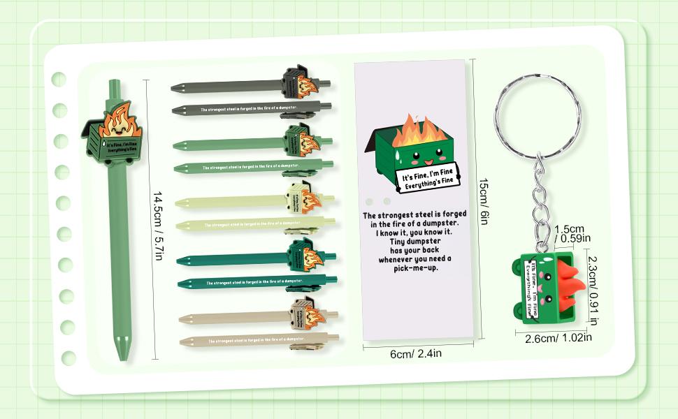 Dumpster Fire Pens Funny Luminous Ballpoint Pen for Easter Office Gift Emotional Support Dumpster Fire Easter Party Positive Gift for Coworkers Teacher Employee Appreciation Gift School Ofiice Supplies New Year Gifts Dumpster Fire Pens Funny Luminous Ballpoint Pen for Easter Office Gift Emotional Support Dumpster Fire Easter Party Positive Gift for Coworkers Teacher Employee Appreciation Gift School Ofiice Supplies New Year Gifts