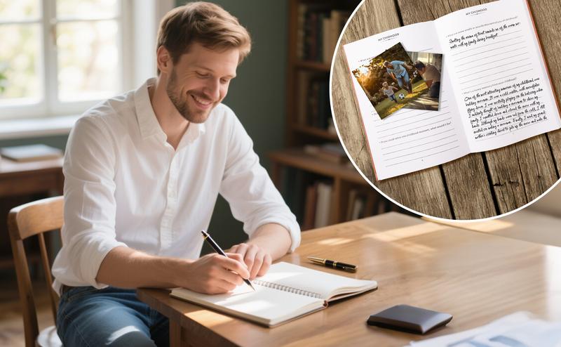 Dad I Want to Hear Your Story — Dad’s Life Story Journal, Perfect Gift for Dad, Grandpa, Husband, or Stepdad From Daughter or Son