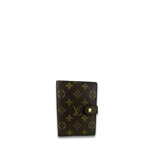 Pre-owned Louis Vuitton Monogram Coated Canvas Small Leather Goods Monogram Agenda PM