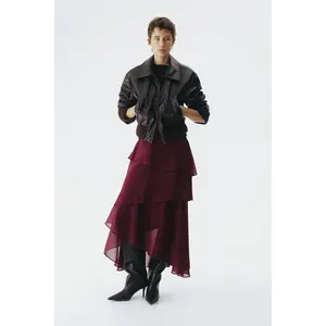 H&M Tiered chiffon skirt