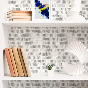 Silver Weave Peel & Stick Wallpaper Sheets – 12 Pack