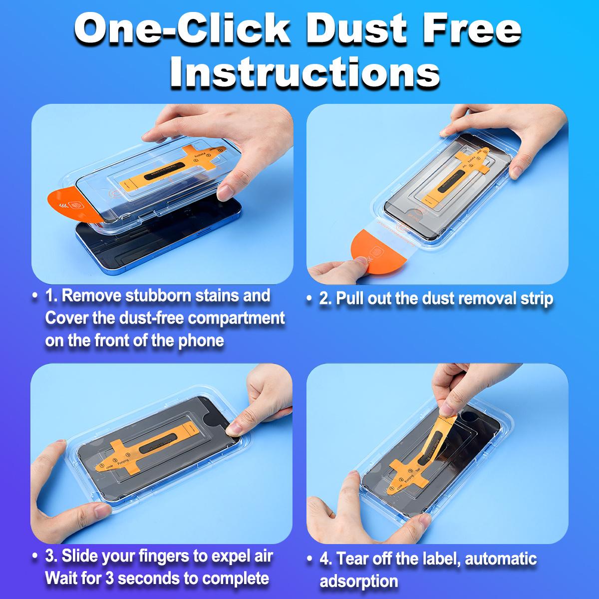 Auto Privacy Screen protector, Dust-free, Applicator for Samsung S24 series, Easy Installation Protective Film, Fingerprint Proof Screen Protector, Military-Grade Shatterproof Protection shockproof