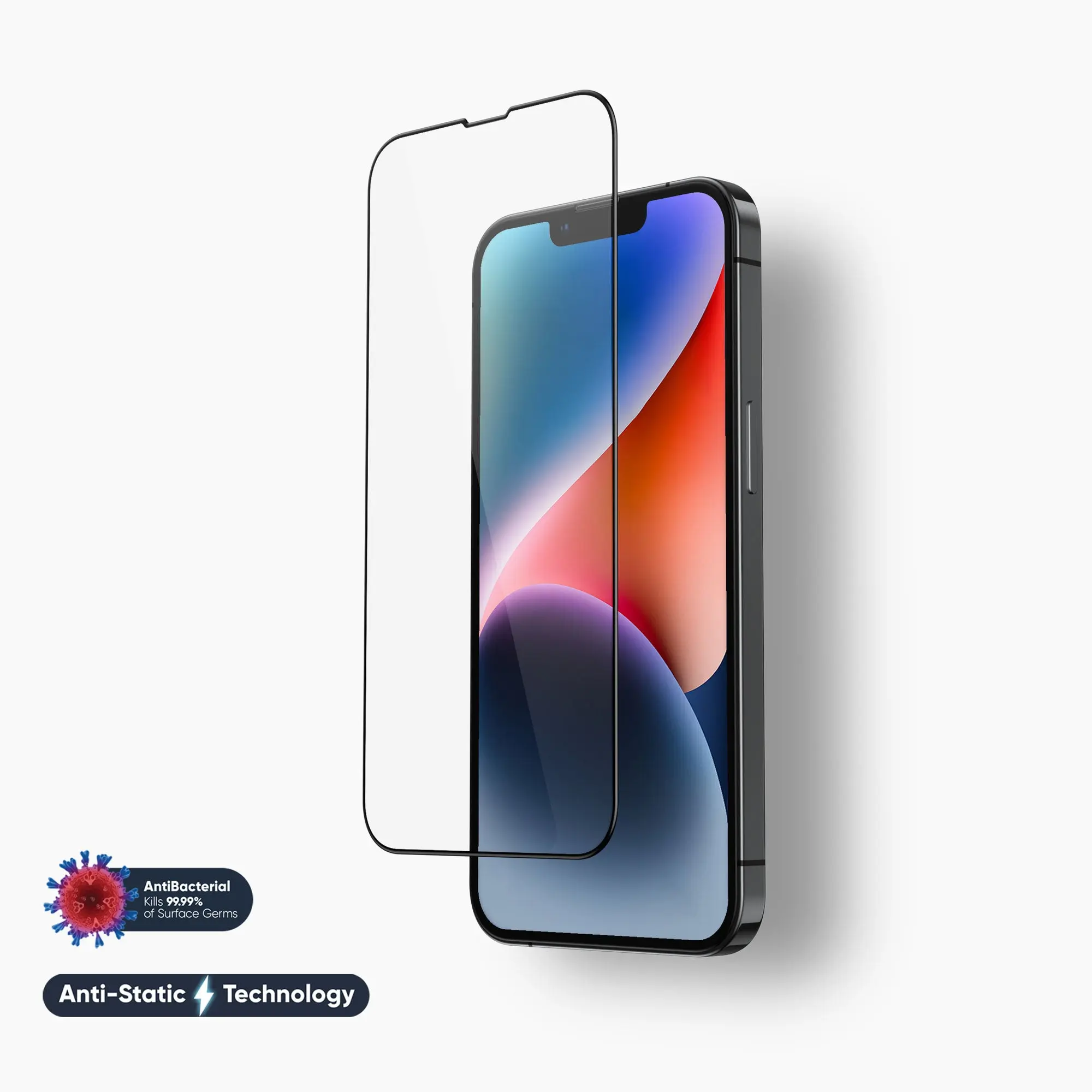 NanoArmour for iPhone 14 Plus Screen Protector Anti-Dust Edge-to-Edge Blue Light Blocker NanoArmour for iPhone 14 Plus Screen Protector Anti-Dust Edge-to-Edge Blue Light Blocker