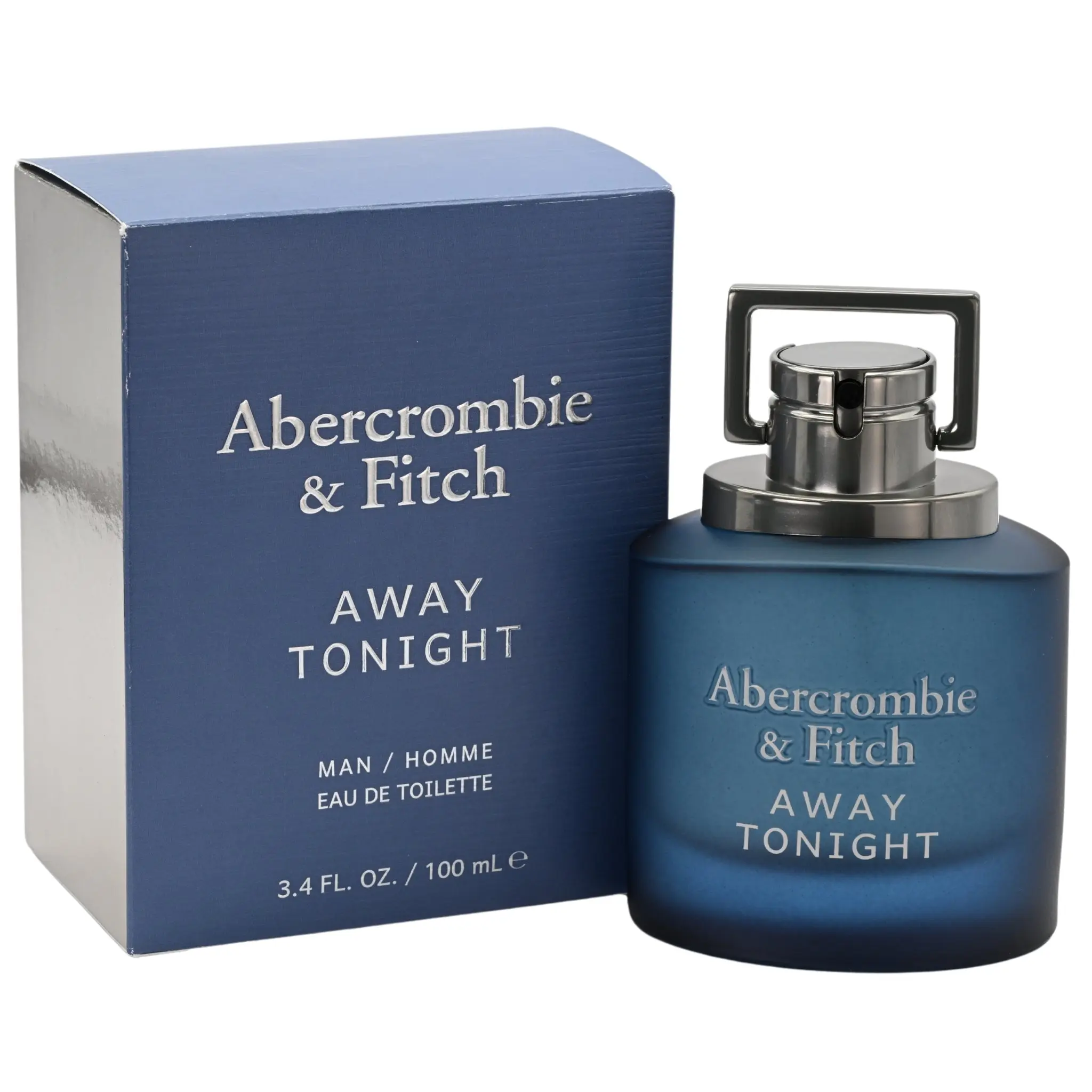 Abercrombie & Fitch Away Tonight Men's EDT Cologne, 3.4 fl oz Aromatic Woody Scent - Zesty Crisp Citrus, Cedarwood Notes, Alcohol-Based Invigorating Blend, New In Box, Men's Fragrance, Zesty Men's Fragrance, Scent Men's Fragrance