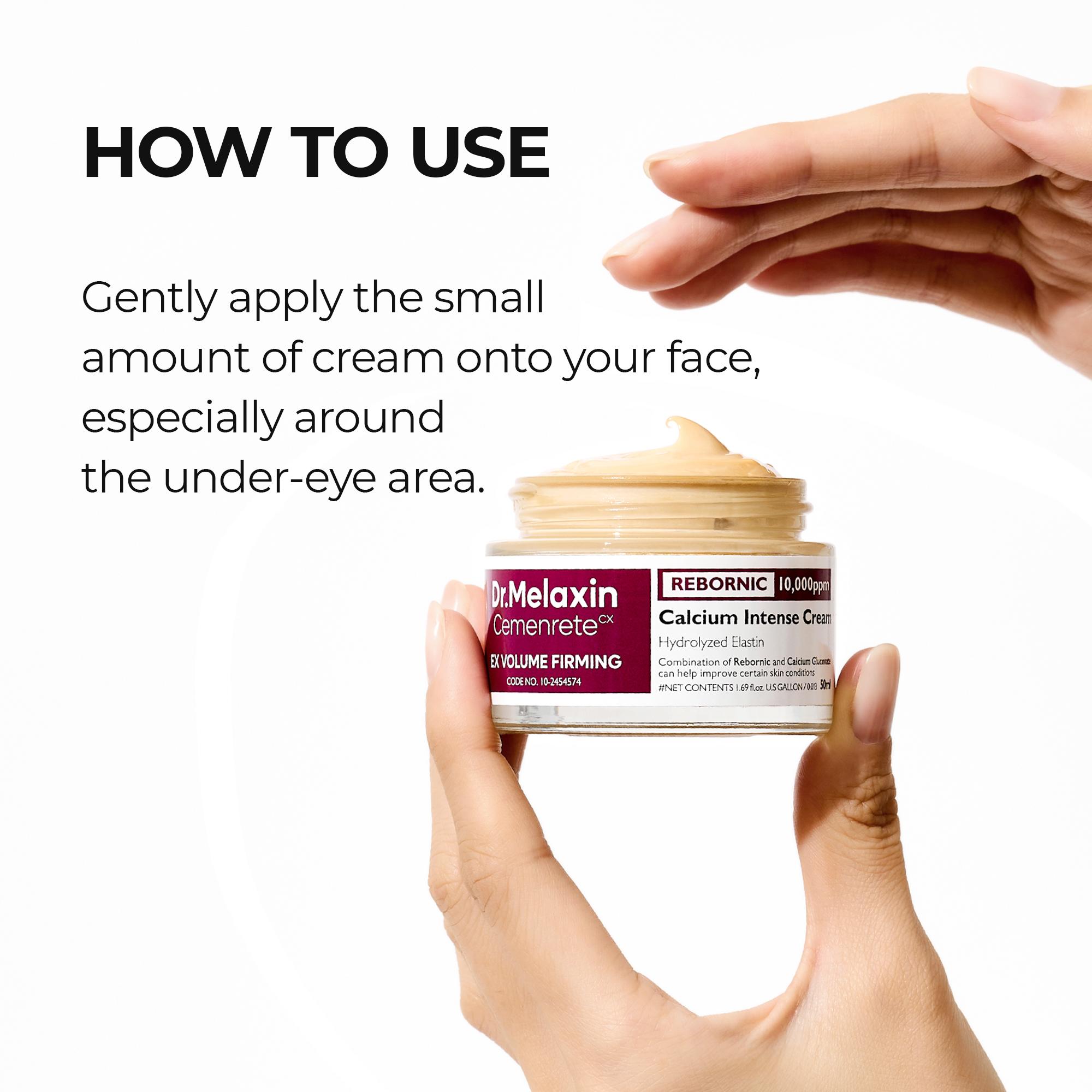 [Dr. Melaxin Official] Cemenrete Calcium Intense Cream | Anti-aging, Elasticity, Volume | Korean Cosmetic | 1.7 fl oz (50 ml)