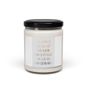 I Am Loved I Am Smart I Am Kind Affirmation Candle | Soy Candle 9oz