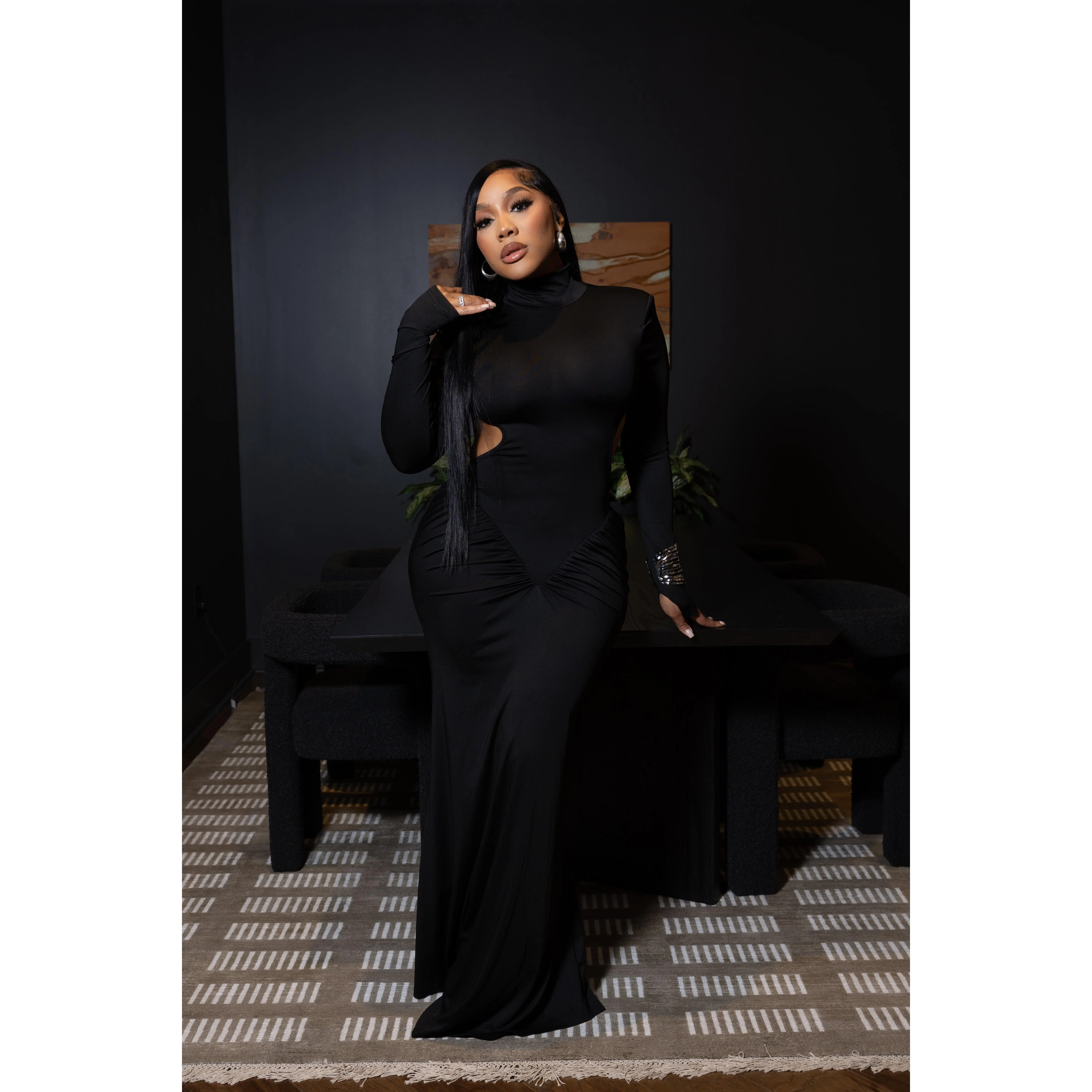Black long dress the biggest size - TikTok Shop Black long dress the biggest size - TikTok Shop