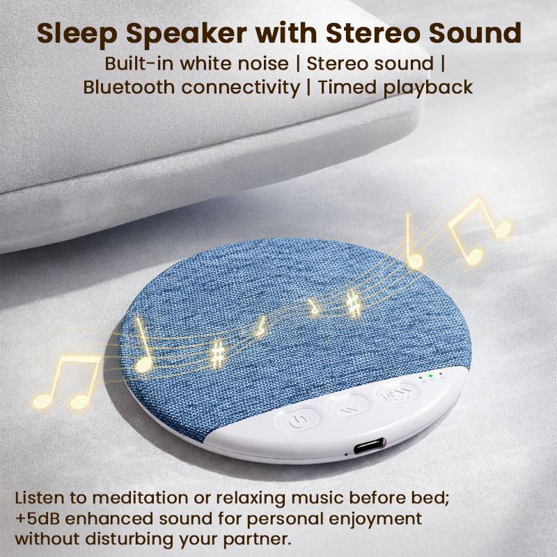 Ultra-Thin Bluetooth Pillow Speaker, Excellent Sound Quality, Ultra-thin At Only 1 cm, Features White Noise For Deep Sleep, Bluetooth 6.0, Perfect for Bedtime Music & Audiobooks, Headphone-Free Sleep Speaker, Compatible with Android & iOS