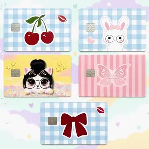 Cute Debit Card Stickers & Covers – Custom Holographic Vinyl Card Skin Sticker for Small Chip Debit & Credit Cards