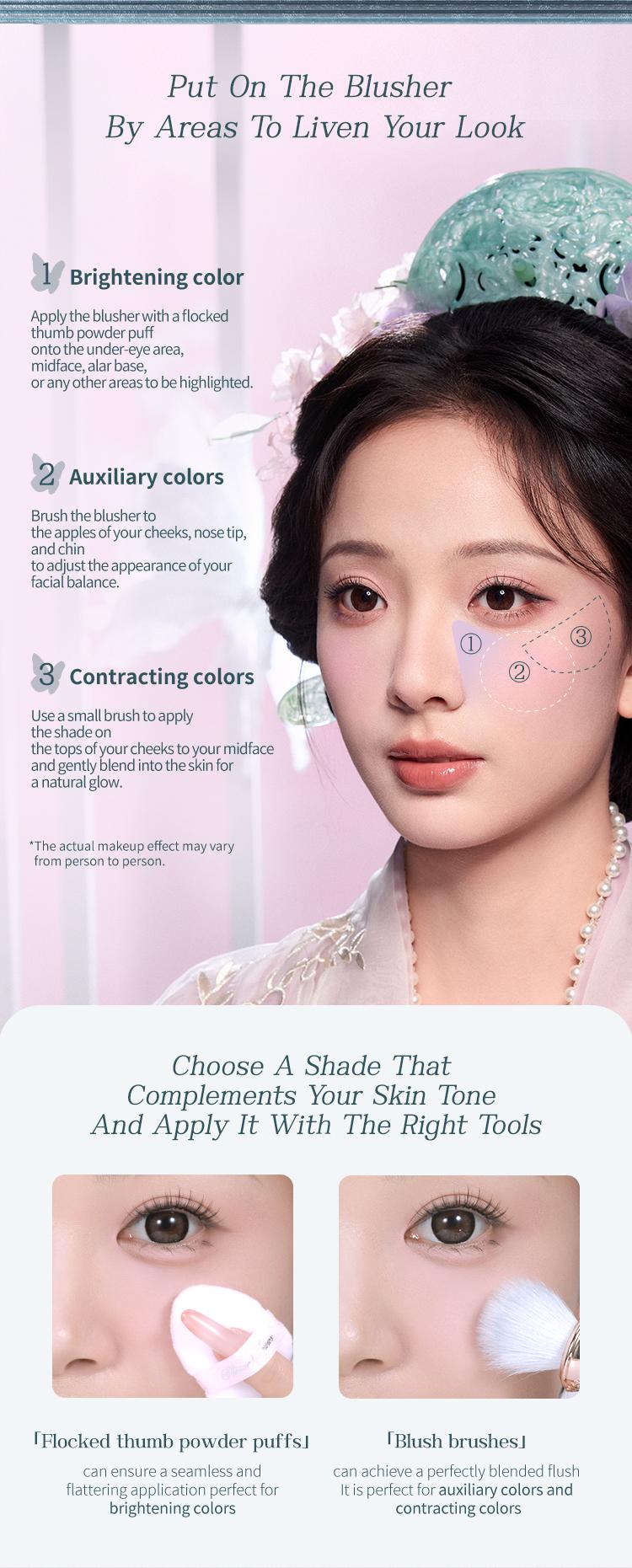 Flower Knows Butterfly Cloud Collar Collection Rouge Box Highlighting & Blush Duo, dealsforyoudays