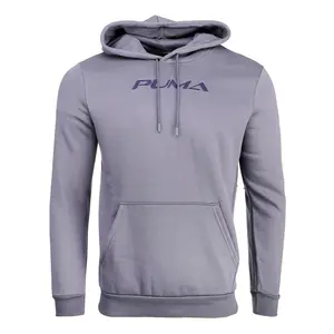 PUMA Mens Tonal Logo Hoodie Casual Outerwear Casual - Grey
