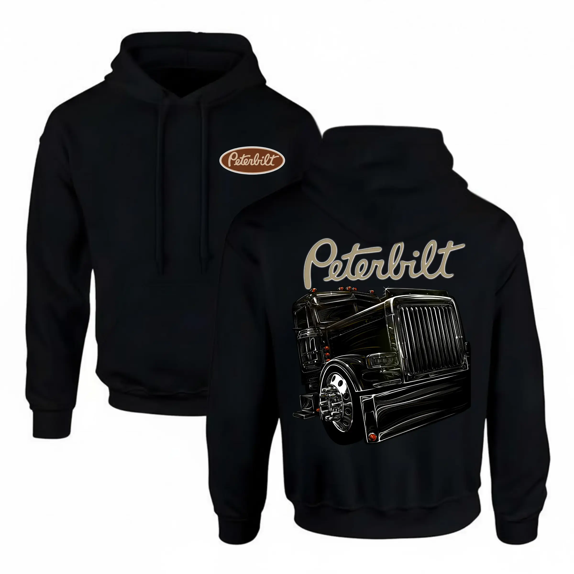 Peterbilt Truck T-Shirt – Bold Semi-Truck Graphic Tee for Truckers & Diesel Lovers, Classic Big Rig Logo Shirt, Perfect Gift for Peterbilt Enthusiasts, Drivers & Hauling Fans