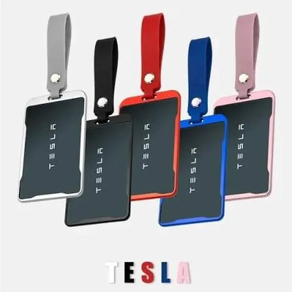 YAYA GOODS Key Card Protector Case for Tesla Model 3 Model Y, Aluminum Alloy Protective Frame Bezel Key Card Cover Holder Tesla Accessories