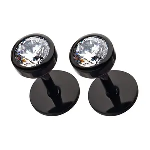 ComfyEarrings Modern Crystal Clear CZ Earrings – Lightweight & Comfortable for Everyday Wear, 316L Surgical-Grade Stainless Steel