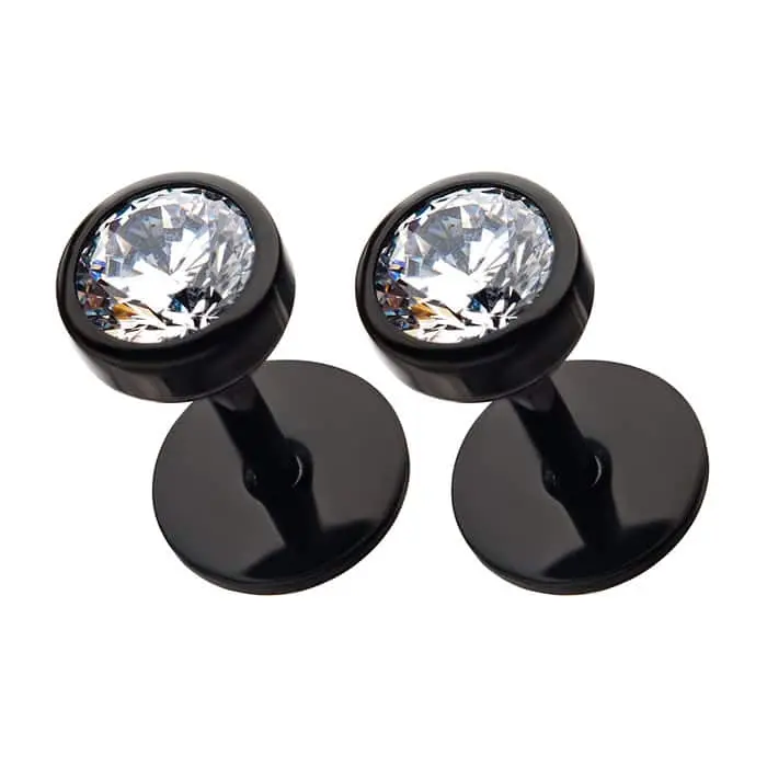 ComfyEarrings Modern Crystal Clear CZ Earrings – Lightweight & Comfortable for Everyday Wear, 316L Surgical-Grade Stainless Steel
