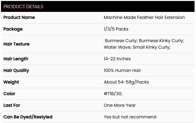 QVR Salt Pepper Crochet Hair Small Kinky Curly Machine Made Feather Human Hair Extension for Stylish Looks