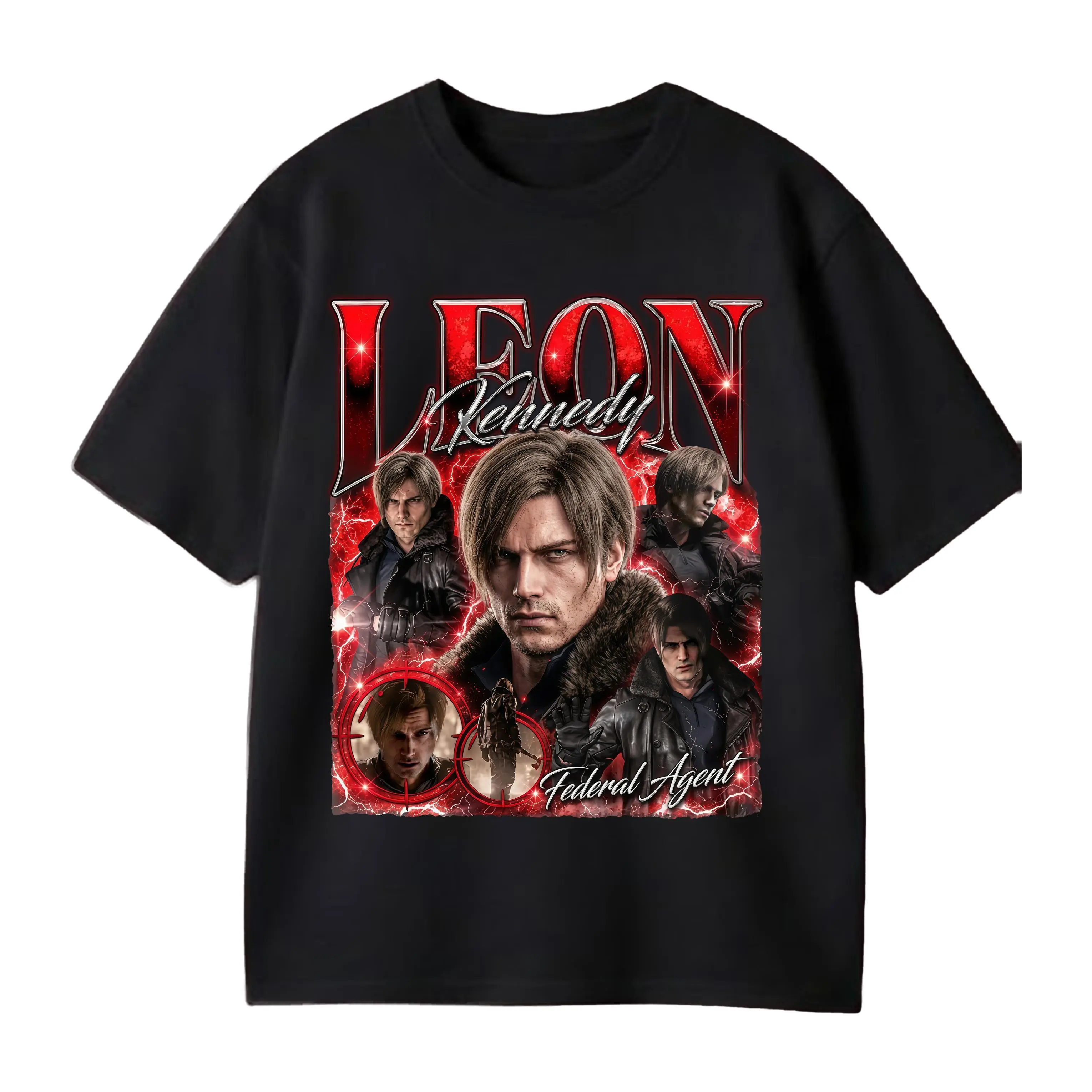Leon S. Kenedy Resident Evil Requiem Bootleg Character 2026 Unisex T-Shirt , Best Gift for fan Resident Evil 9 Tee
