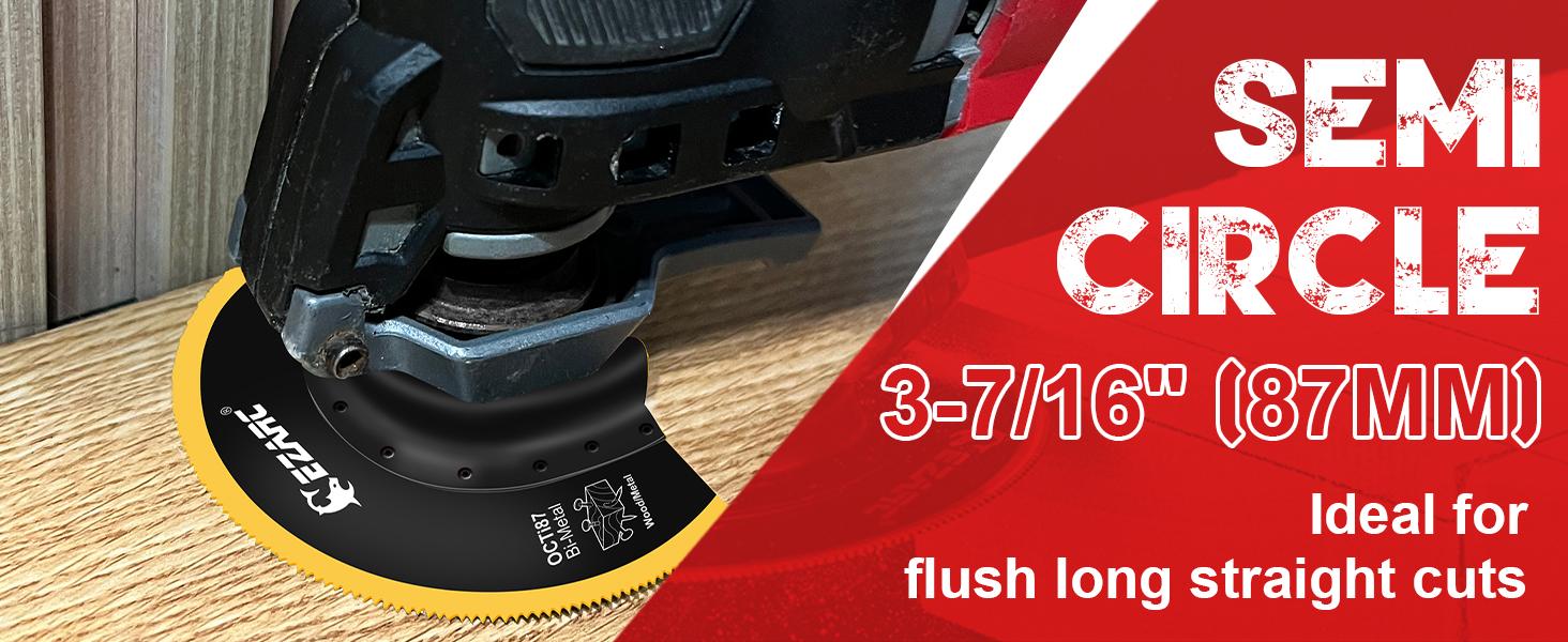 EZARC 7 Count Mixed Oscillating Tool Blades Kit, Titanium OMT Blades for Wood Nails, Metal, Plastic, Dewalt Milwaukee, metal cutter, FathersDayGift