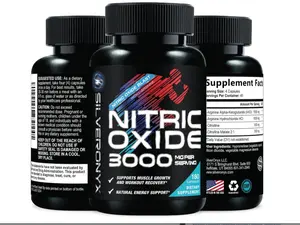 Extra Strength Nitric Oxide Booster 3000mg - 3X Strength L-Arginine AKG & Citrulline Malate - Premium Nitric Booster Natural Energy, Muscle & Heart Support, Bottled in USA Men & Women - 180 Capsules
