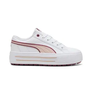 PUMA Womens Kaia 2 Lace Up Sneakers Shoes Casual - White