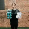 Tee Popper Softball - softball hitting training aid