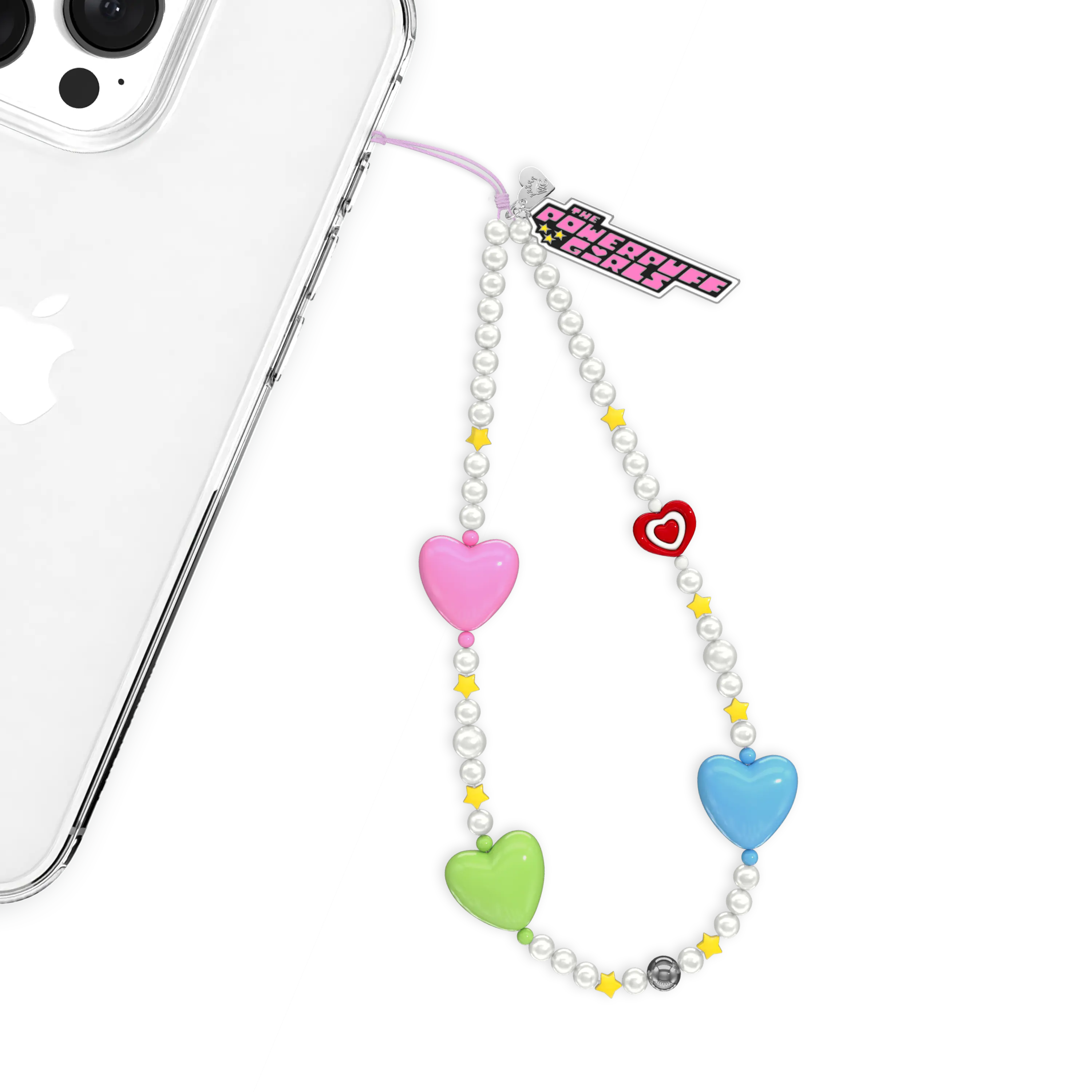 The Powerpuff Girls Mobile Phone Charm, Cute Smartphone-Cellphone Accessory, Stylish Phone Accessories for On-the-Go Carry