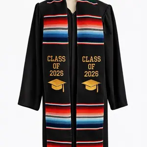 Black Graduation Sash