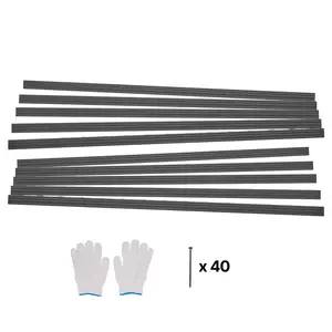 VEVOR Metal Landscape Edging 10Packs 60in Rust-Resistant Bendable for Yard Garden