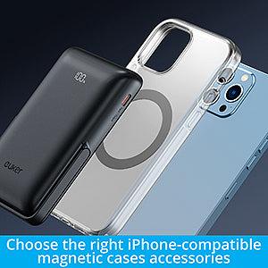 GARVEE Wireless Portable Charger: 10000mAh Magnetic Power Bank with PD 20W Fast Charging, LED Display & Foldable Stand, Compatible with iPhone 13 & 12 Series - Pro Max/Pro/Mini