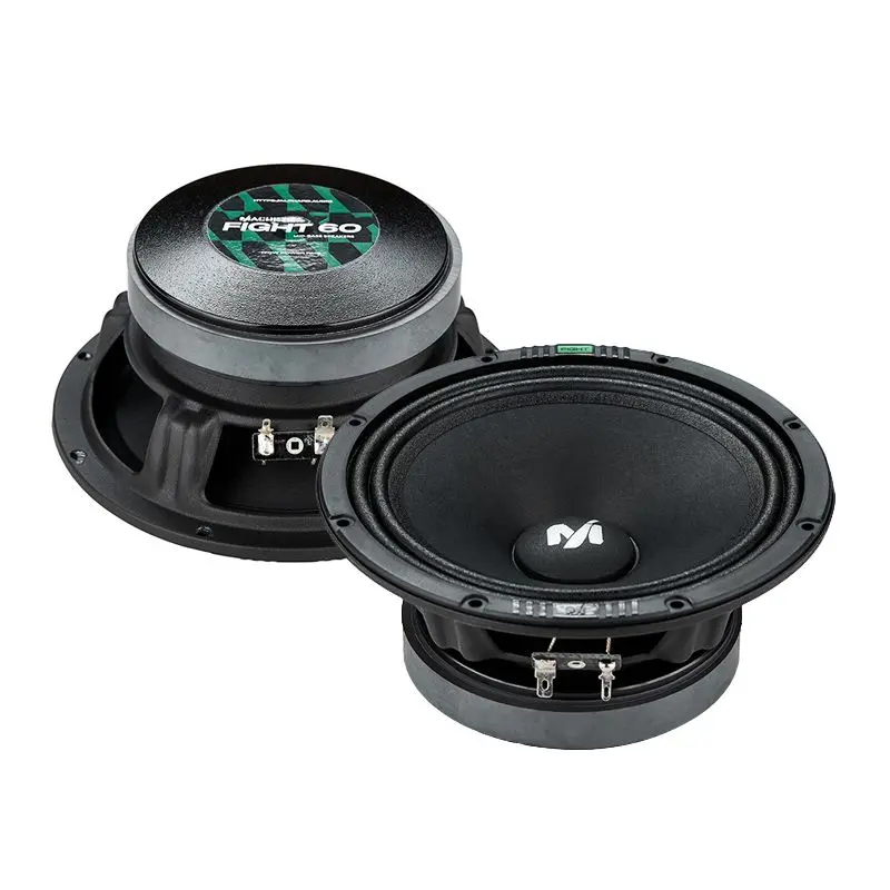 Deaf Bonce Machete Fight 60 - 6.5" Mid-Range Car Speakers (Pair), 200W Max Automotive Audio Speaker Component for Home Entertainment