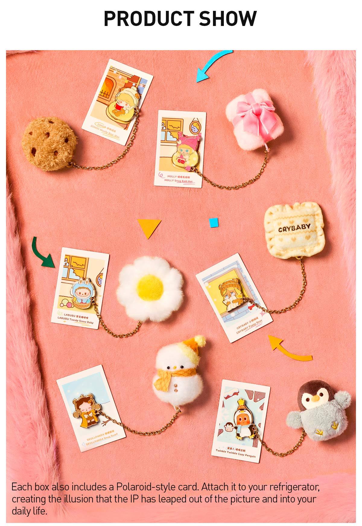 POP MART POP BEAN Fluffy & Cozy Series-Fridge Magnet Blind Box