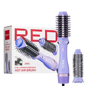 RED by KISS 2-in-1 Hot Air Brush & Volumizer One-Step Blow Dryer Styler