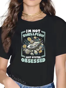 100% Cotton Shellfish Oyster Funny T-Shirt