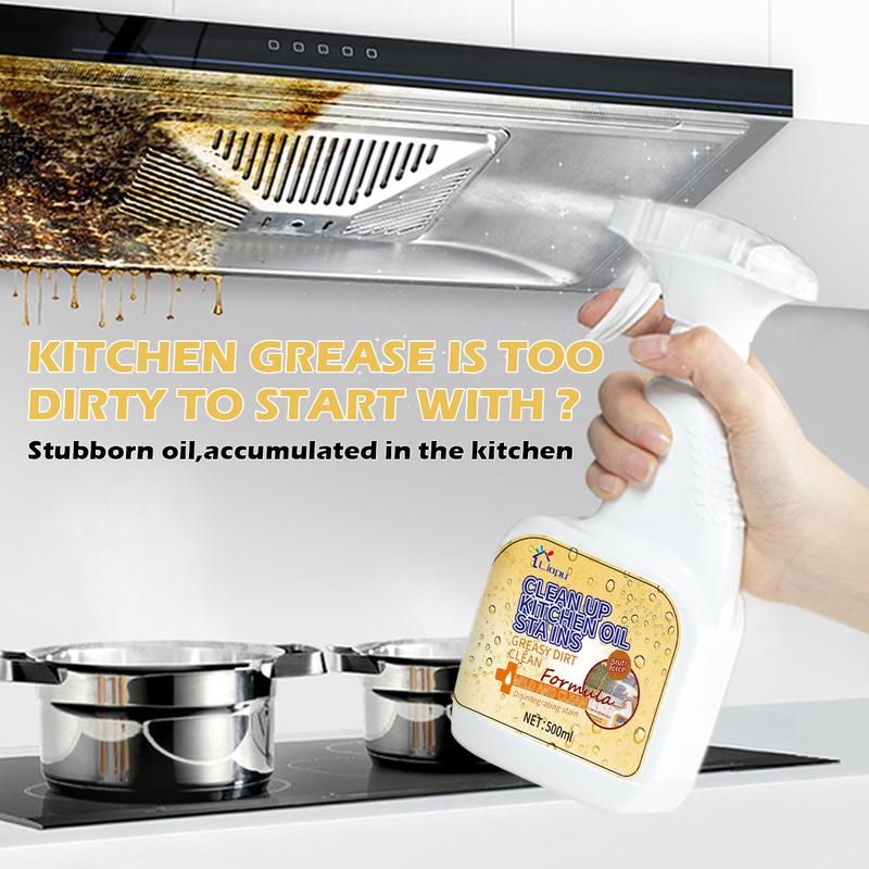 Liapu FlashClean Degreaser & Safe-Touch Cleaner – 3-Minute Spray for Kitchen, Oven, Stove, Range Hood & Family Surfaces.