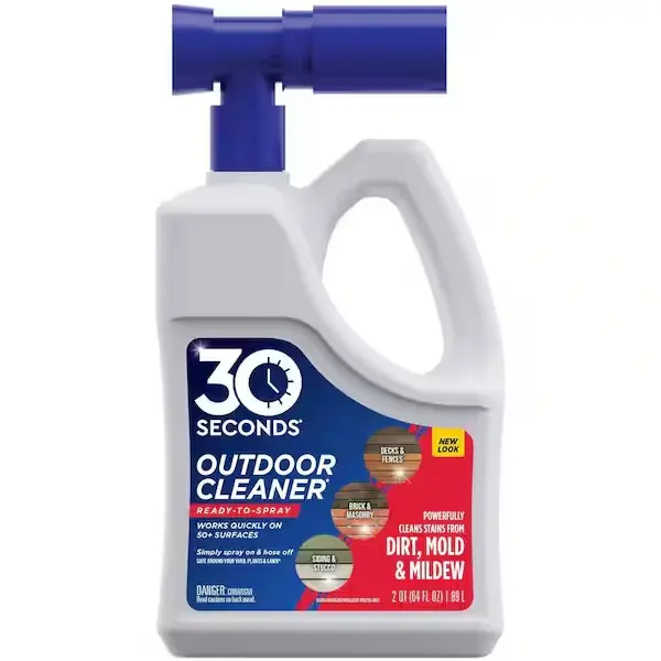 Outdoor Cleaner 64 oz Ready-to-Spray for Decks Fences Brick Masonry Dirt Mold Mildew US